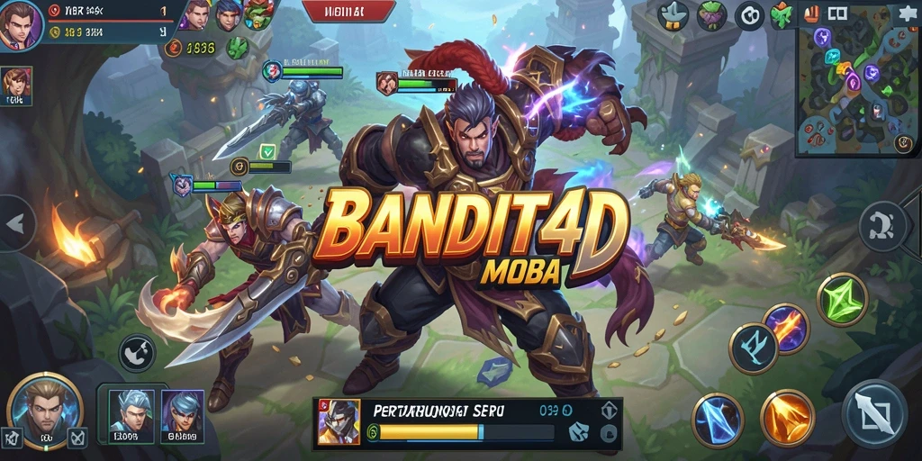 Tampilan gameplay BANDIT4D yang seru dan dinamis.