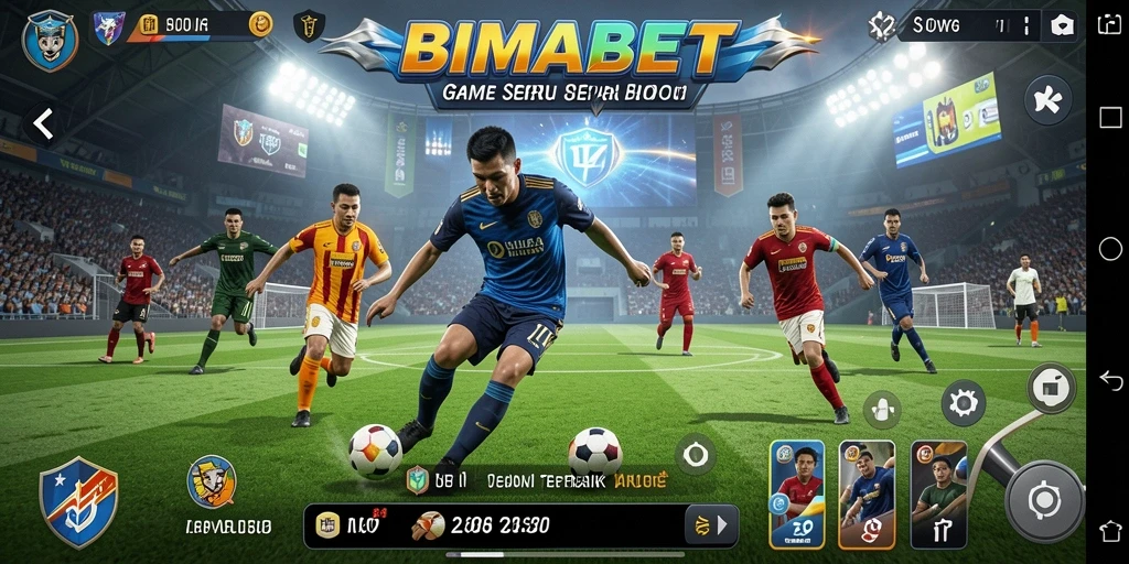 Gameplay seru sepak bola dengan pengalaman mendebarkan.