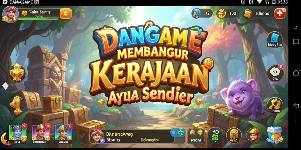 Screenshot DANAGAME menampilkan gameplay Tycoon yang menarik dan penuh strategi.