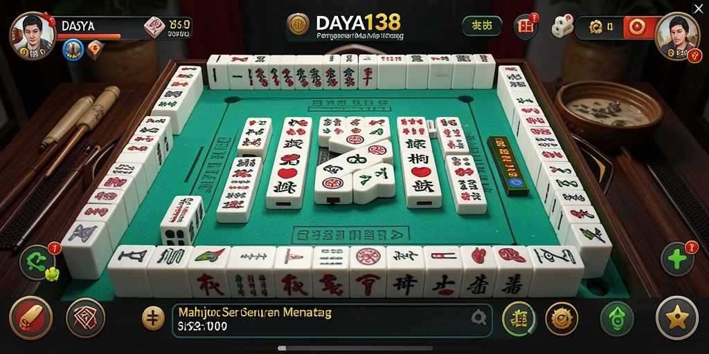 Tampilan menarik dalam gameplay Mahjong DAYA138 yang memikat.