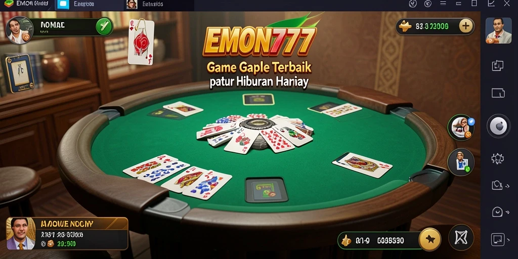 Tampilan gameplay seru dan interaktif dari EMON777.