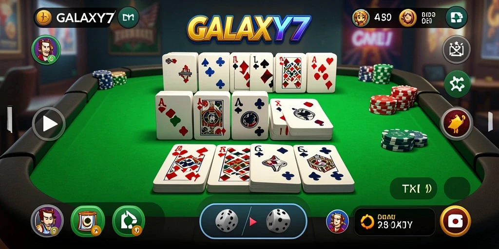Tampilan gameplay GALAXY77 yang seru dan interaktif.
