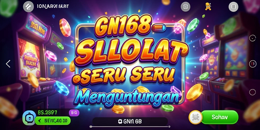 Tampilan gameplay seru GN168 dengan mesin Slot yang menarik.