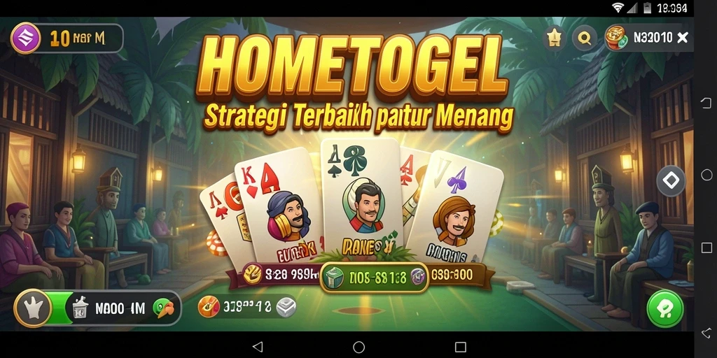 Screenshot HOMETOGEL menampilkan gameplay menarik dan strategi cerdas.