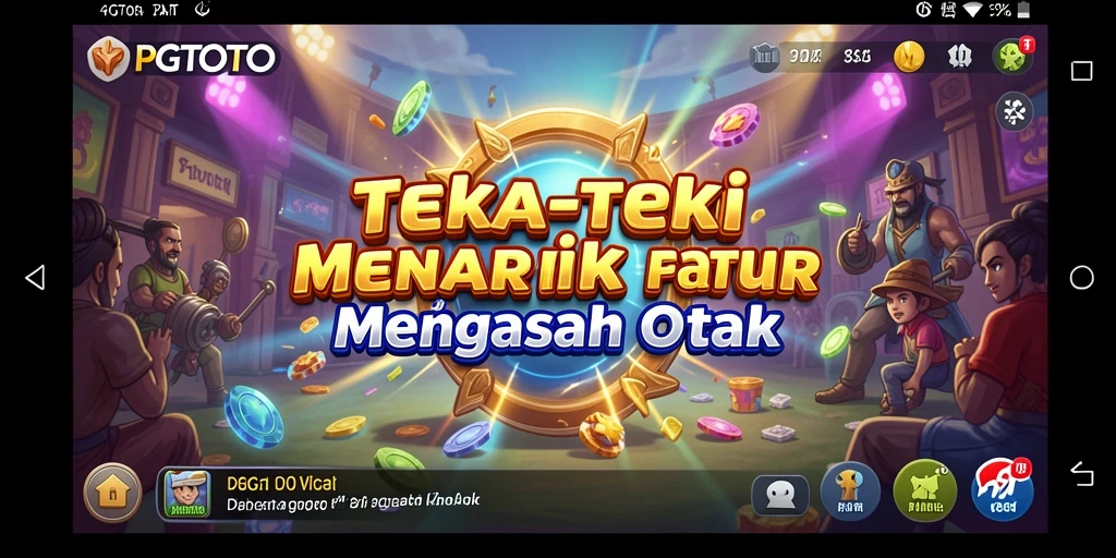 Tampilan gameplay PGTOTO yang penuh teka-teki menantang.
