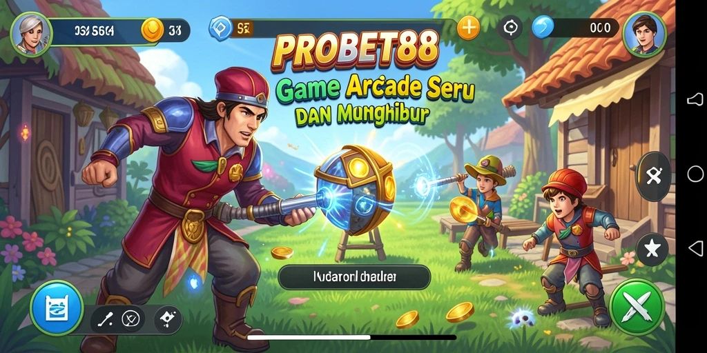 Tampilan gameplay seru dan penuh warna dari PROBET88.