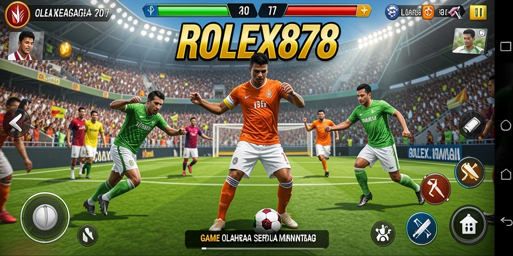 Screenshot gameplay <strong>ROLEX878</strong> menunjukkan aksi kompetitif yang mendebarkan di berbagai cabang olahraga.