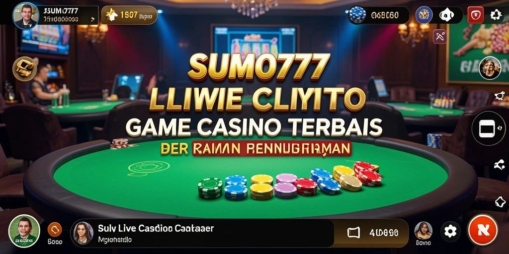 Tampilan gameplay Live Casino yang mengasyikkan di SUMO777.