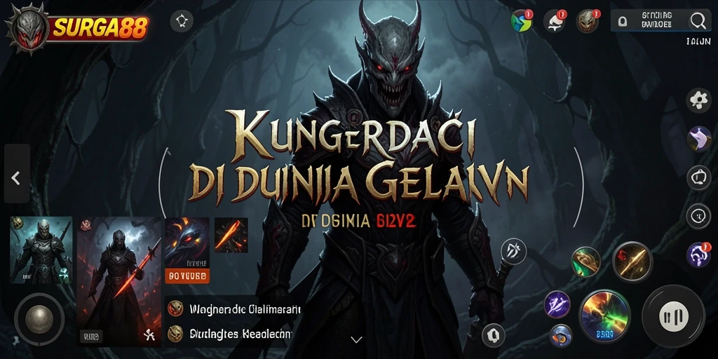 Screenshot gameplay SURGA88 menampilkan situasi mengerikan dan menegangkan.