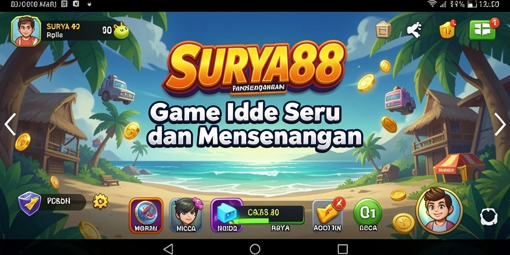 Tampilan gameplay seru dari SURYA88 yang membuat pemain betah.