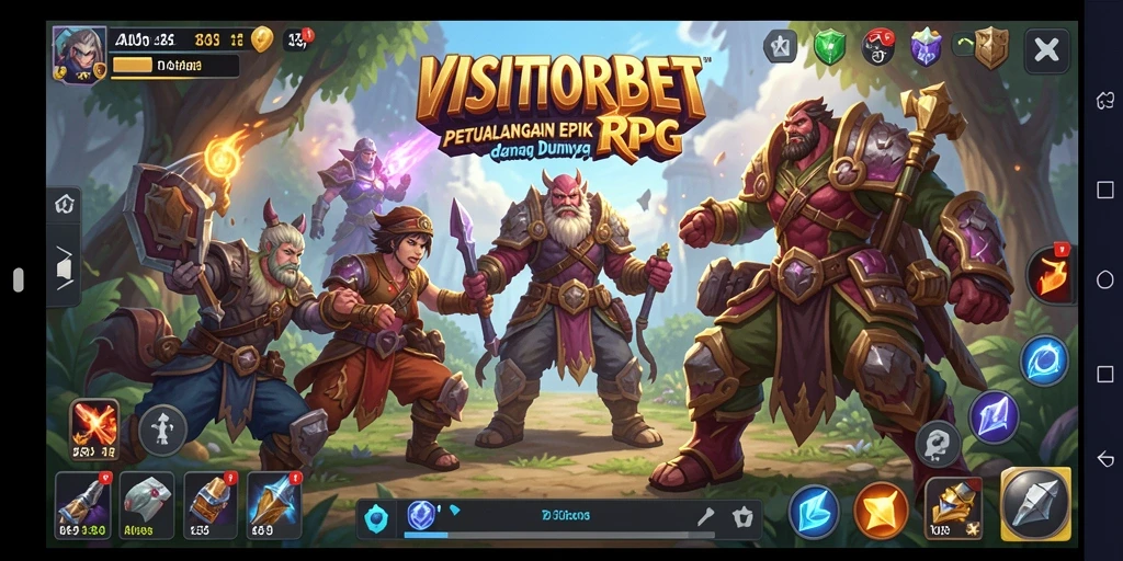 Tampilan gameplay VISITORBET yang mendebarkan dan penuh aksi.