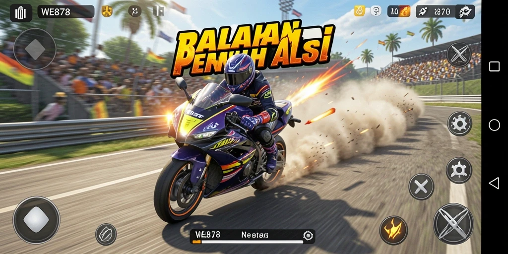 Tangkap momen seru balapan motor di WE878.